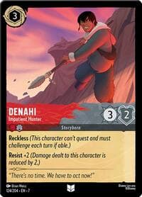 Denahi - Impatient Hunter - Archazia's Island - Disney Lorcana card