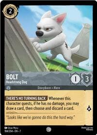 Bolt - Headstrong Dog - Archazia's Island - Disney Lorcana card