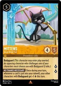 Mittens - Sassy Street Cat - Archazia's Island - Disney Lorcana card