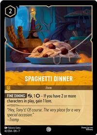 Spaghetti Dinner - Archazia's Island - Disney Lorcana card
