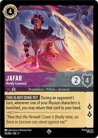 Jafar - Newly Crowned - Archazia's Island - Disney Lorcana card