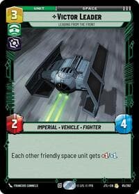 Victor Leader - Leading from the Front - Jump to Lightspeed - Star Wars: Unlimited card