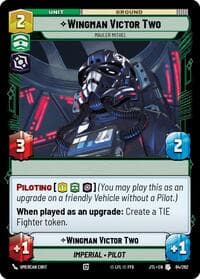 Wingman Victor Two - Mauler Mithel - Jump to Lightspeed - Star Wars: Unlimited card