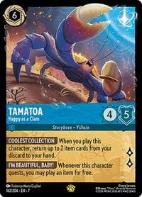 Tamatoa - Happy as a Clam - Archazia's Island - Disney Lorcana card