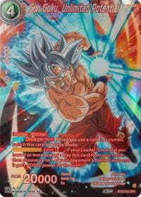 Son Goku, Unlimited Potential (SPR) - History of Z - Dragon Ball Super: Masters card