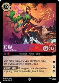 Te Ka - Elemental Terror - Archazia's Island - Disney Lorcana card