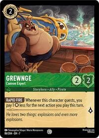 Grewnge - Cannon Expert - Archazia's Island - Disney Lorcana card