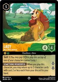 Lady - Miss Park Avenue - Archazia's Island - Disney Lorcana card
