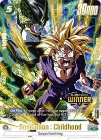 Son Gohan : Childhood - FB01-089 (Ultimate Battle Winner) - Tournament and Championship Promos - Dragon Ball Super: Fusion World card