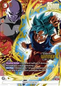 Son Goku - FS01-08 (Ultimate Battle Winner) - Tournament and Championship Promos - Dragon Ball Super: Fusion World card