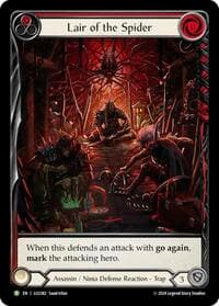 Lair of the Spider (Red) - LGS382 - Flesh and Blood: Promo Cards - Flesh and Blood TCG card
