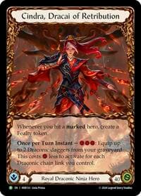 Cindra, Dracai of Retribution - HER133 - Flesh and Blood: Promo Cards - Flesh and Blood TCG card
