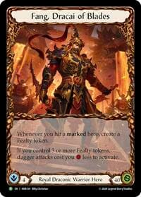 Fang, Dracai of Blades - HER134 - Flesh and Blood: Promo Cards - Flesh and Blood TCG card