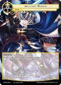 Millium's Weapon - Masterpiece Collection 02 "Fates Reunited!" - Force of Will card