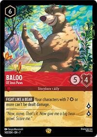 Baloo - Ol' Iron Paws - Archazia's Island - Disney Lorcana card