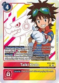 Taiki Kudo - World Convergence - Digimon Card Game card