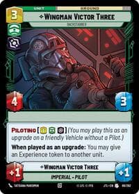Wingman Victor Three - Backstabber - Jump to Lightspeed - Star Wars: Unlimited card