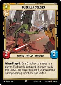 Guerilla Soldier - Jump to Lightspeed - Star Wars: Unlimited card