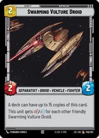 Swarming Vulture Droid - Jump to Lightspeed - Star Wars: Unlimited card