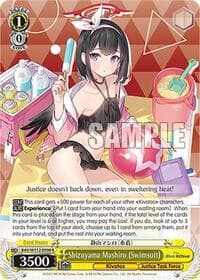 Shizuyama Mashiro (Swimsuit) - Blue Archive - Weiss Schwarz card