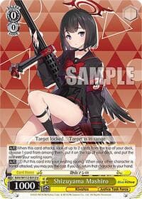 Shizuyama Mashiro - Blue Archive - Weiss Schwarz card