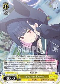Kyoyama Kazusa (SR) - Blue Archive - Weiss Schwarz card