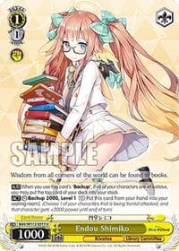 Endou Shimiko - Blue Archive - Weiss Schwarz card