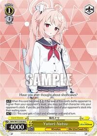 Yutori Natsu - Blue Archive - Weiss Schwarz card
