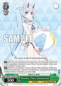 Waraku Chise (Swimsuit) - Blue Archive - Weiss Schwarz card