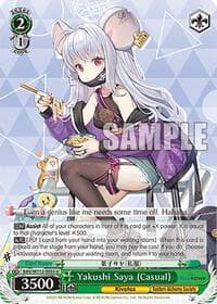 Yakushi Saya (Casual) - Blue Archive - Weiss Schwarz card
