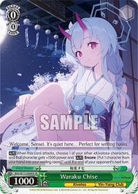 Waraku Chise (SR) - Blue Archive - Weiss Schwarz card