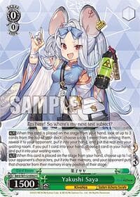 Yakushi Saya - Blue Archive - Weiss Schwarz card