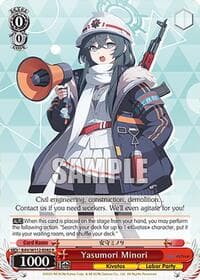Yasumori Minori - Blue Archive - Weiss Schwarz card