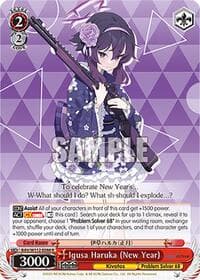 Igusa Haruka (New Year) - Blue Archive - Weiss Schwarz card