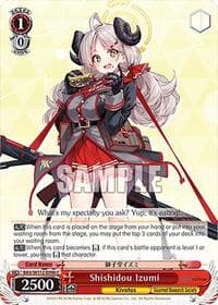 Shishidou Izumi - Blue Archive - Weiss Schwarz card