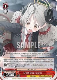 Shishidou Izumi (SR) - Blue Archive - Weiss Schwarz card
