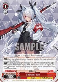 Shiromi Iori - Blue Archive - Weiss Schwarz card