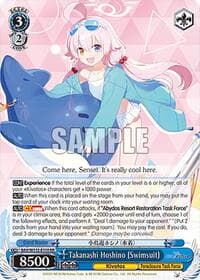 Takanashi Hoshino (Swimsuit) - Blue Archive - Weiss Schwarz card