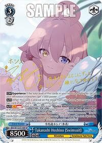 Takanashi Hoshino (Swimsuit) (SP) - Blue Archive - Weiss Schwarz card
