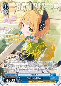 Saiba Midori (SP) - Blue Archive - Weiss Schwarz card