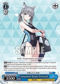 Sunaookami Shiroko (Swimsuit) - Blue Archive - Weiss Schwarz card