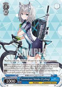 Sunaookami Shiroko (Cycling) - Blue Archive - Weiss Schwarz card