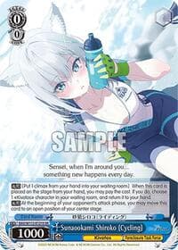 Sunaookami Shiroko (Cycling) (SR) - Blue Archive - Weiss Schwarz card