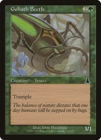 Goliath Beetle - Urza's Destiny - Magic: The Gathering card