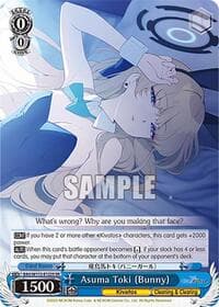 Asuma Toki (Bunny) (SR) - Blue Archive - Weiss Schwarz card