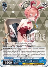 Mikamo Neru (Bunny) - Blue Archive - Weiss Schwarz card