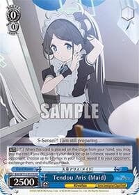 Tendou Aris (Maid) (SR) - Blue Archive - Weiss Schwarz card
