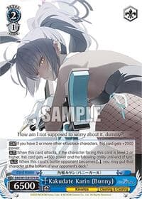 Kakudate Karin (Bunny) (SR) - Blue Archive - Weiss Schwarz card