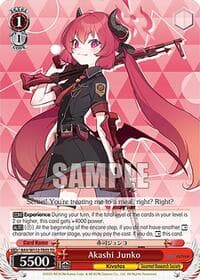 Akashi Junko - Blue Archive - Weiss Schwarz card