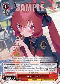 Akashi Junko (RRR) - Blue Archive - Weiss Schwarz card